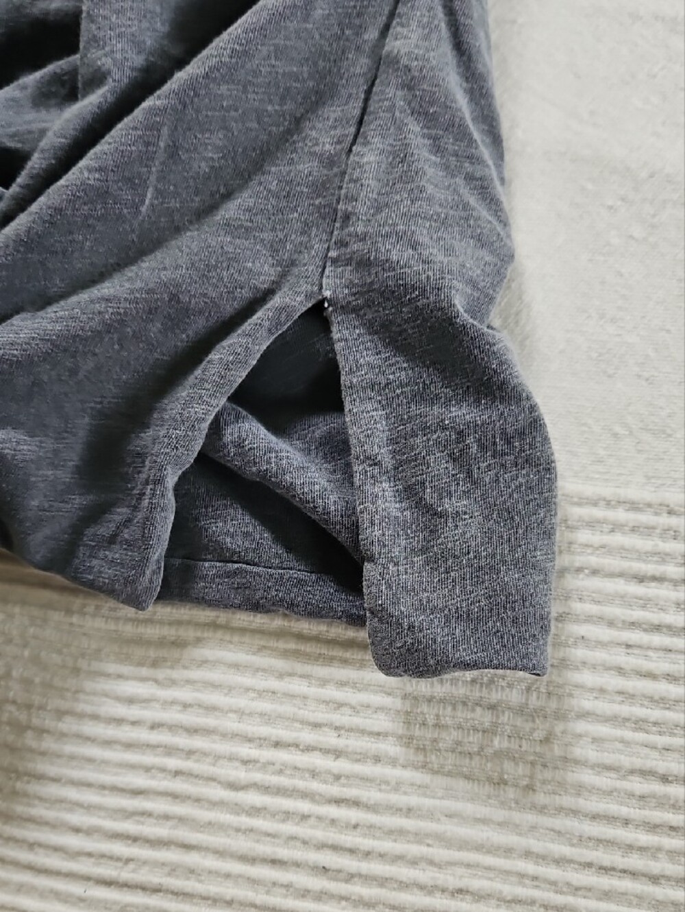 Sundry Charcoal Gray Ruched Tube Tank - Picture 4 of 4